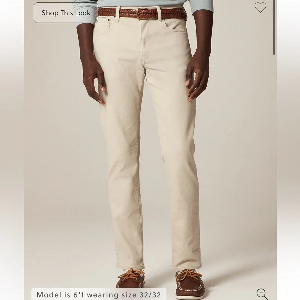 NWOT j crew sand washed canvas 770™ Straight-fit Bergen five-pocket pant